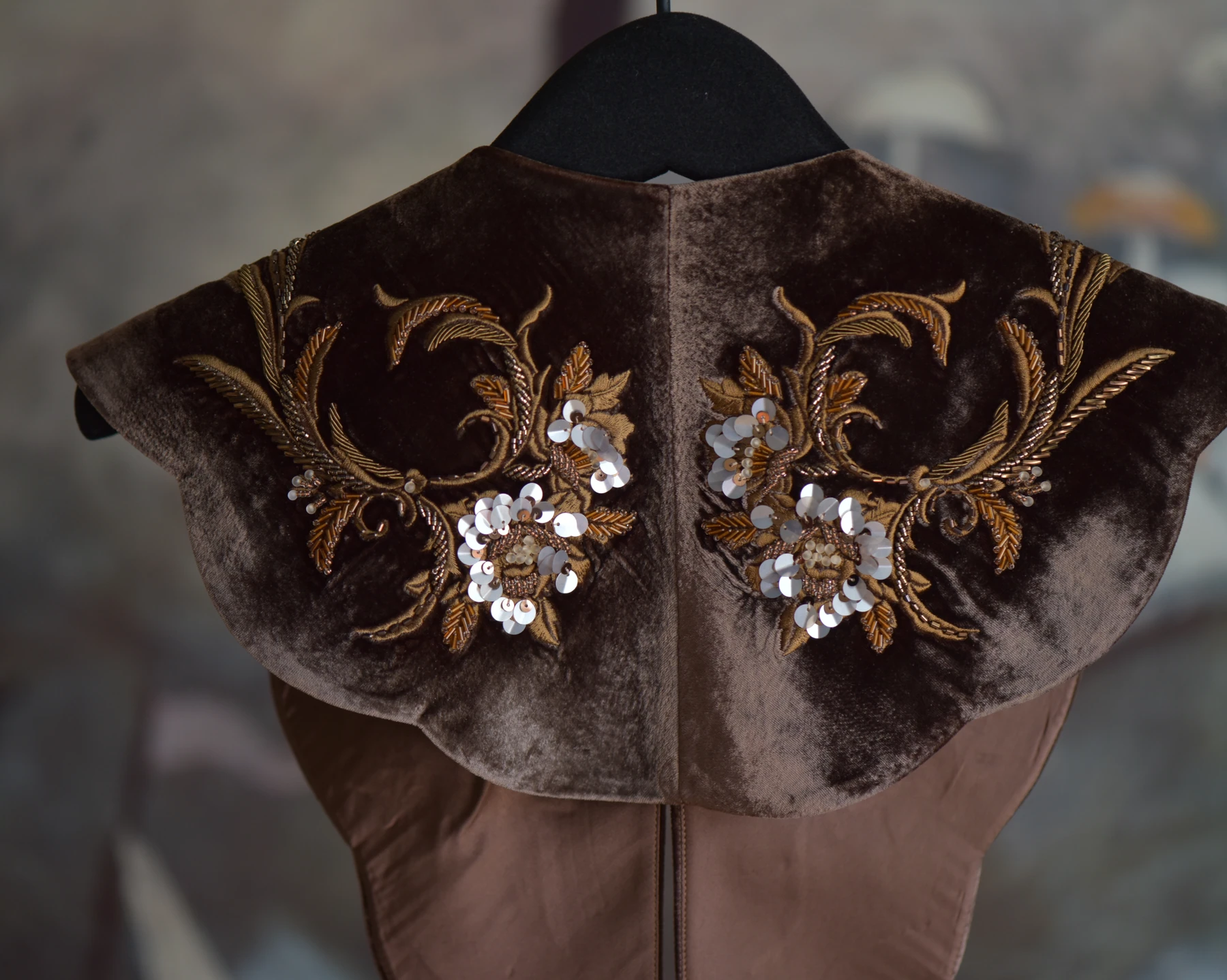 Floral Shoulder Study — Back detail